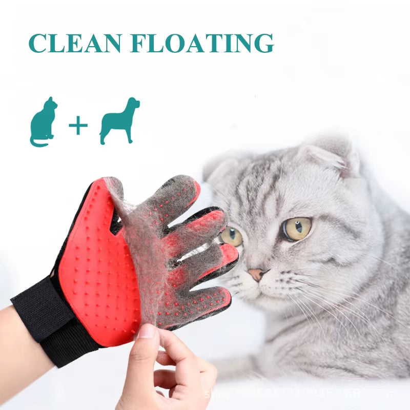 Professional Pet Grooming Gloves for Efficient Hair Removal and Massage for Dogs - Left/Right Hand Use