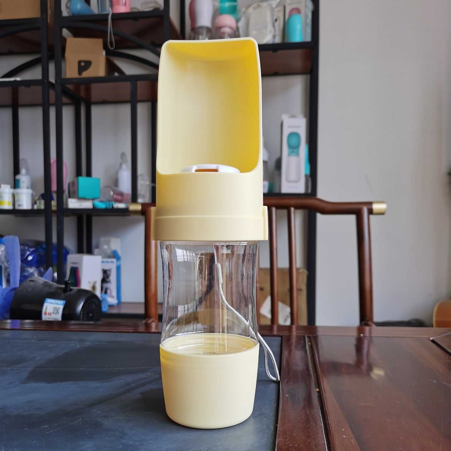 2 in 1 Travel Dog Water Bottle Pet Water Dispenser Feeder Drinking Feeder Dog Outing Water Feeder Pets Outdoor Portable Cup Pet Products